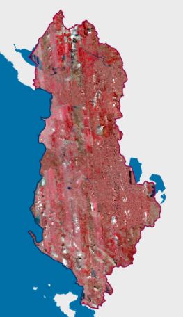 Graphic overview for CIR 2023 Satellite Orthophoto