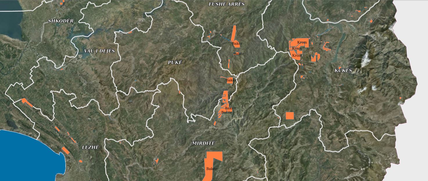 Graphic overview for Mineral Resources, Mineral Exploitation Permits