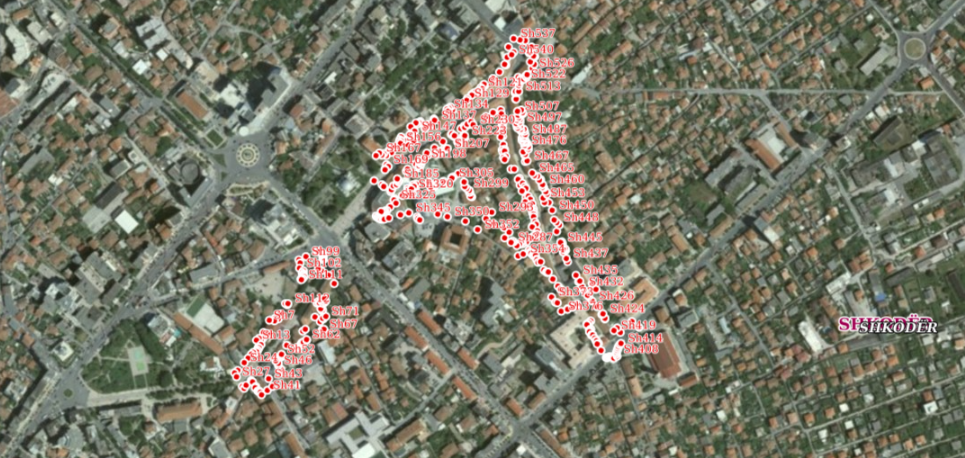 Graphic overview for VKM No. 771, dated 30.09.2020, Historical center of the city of Shkodra