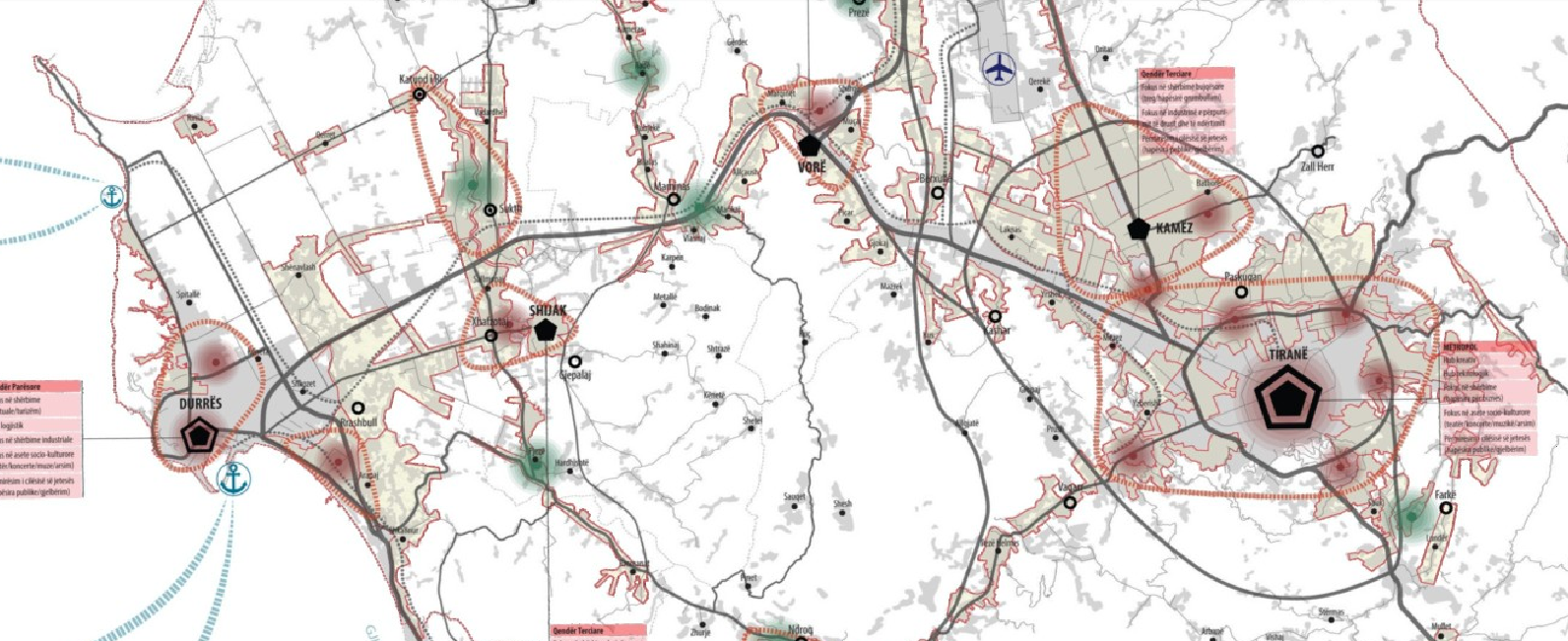 Graphic overview for PINS Tirana-Durrës, Urban System