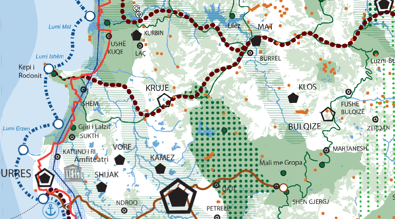 Graphic overview for National General Plan, Natural System