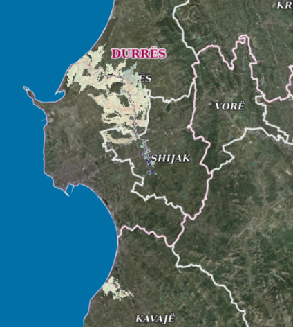Graphic overview for Flood Risk Map, Erzen Basin