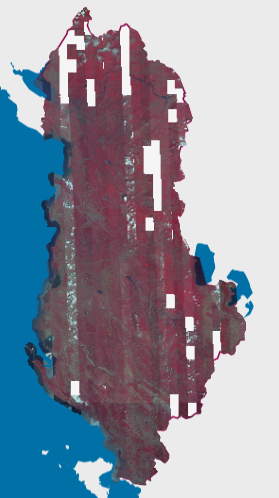 Graphic overview for CIR 2025 Satellite Orthophoto