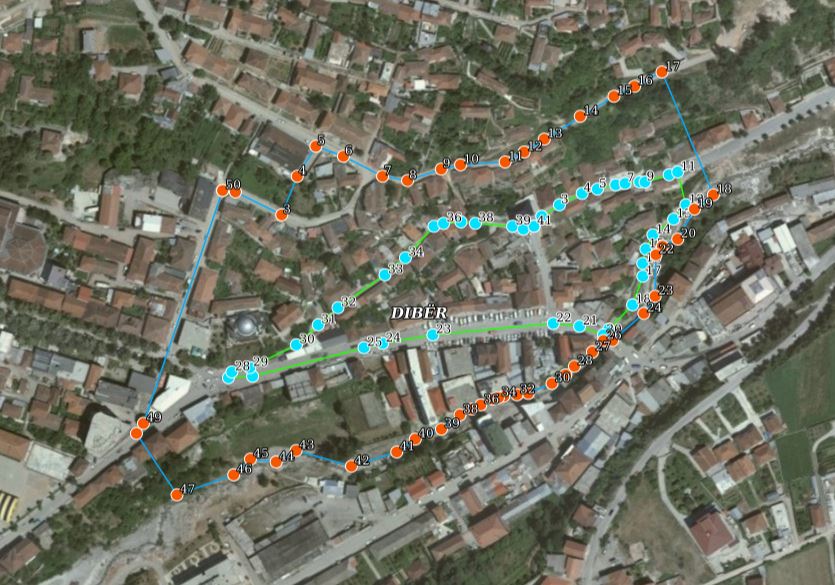 Graphic overview for VKM No. 145, dated 06.03.2025, Urban Architectural Ensemble of the city of Peshkopi