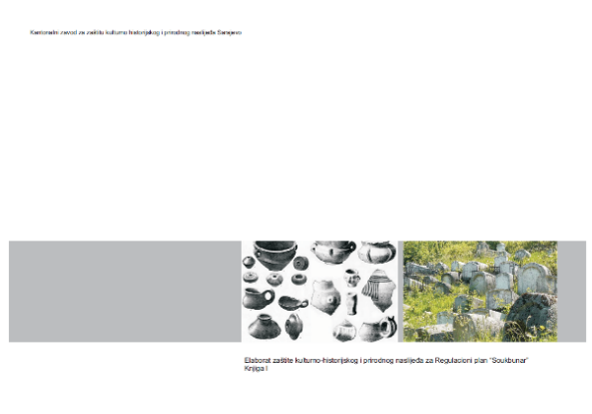 Graphic overview for Study on the protection of cultural, historical and natural heritage for the Regulatory Plan "Soukbunar"
