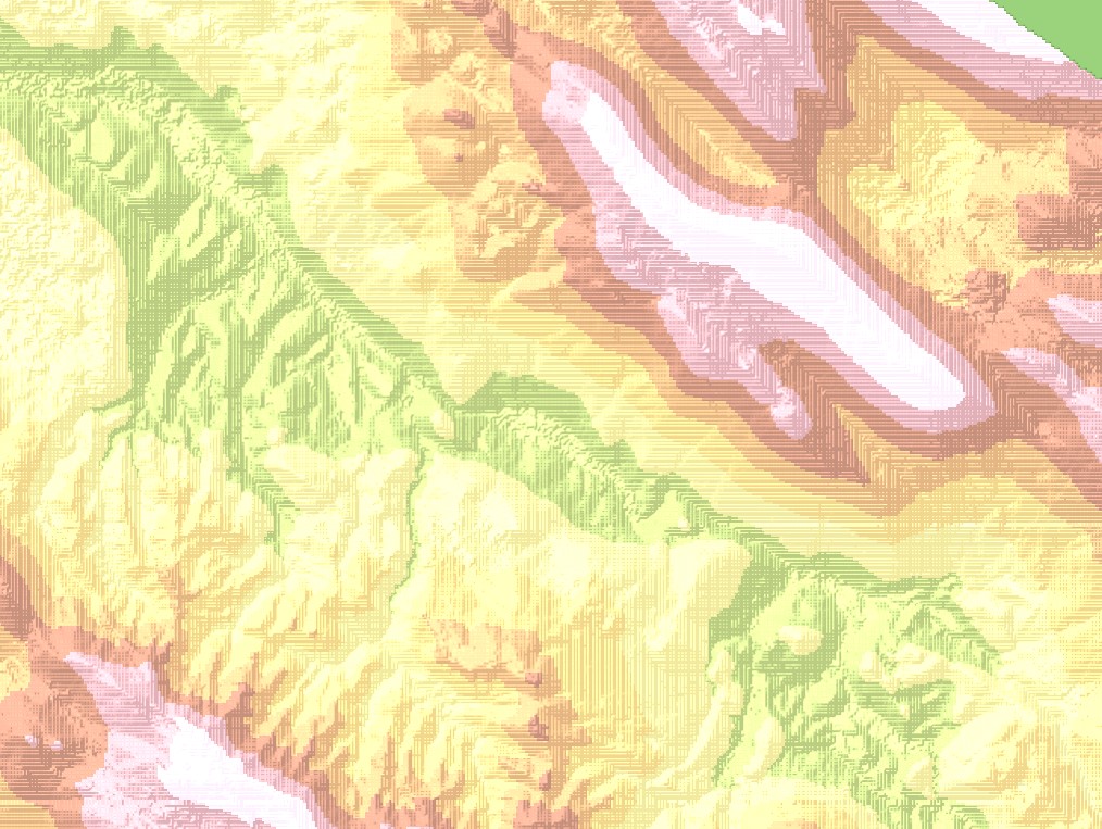 Graphic overview for Digital terrain model 50m