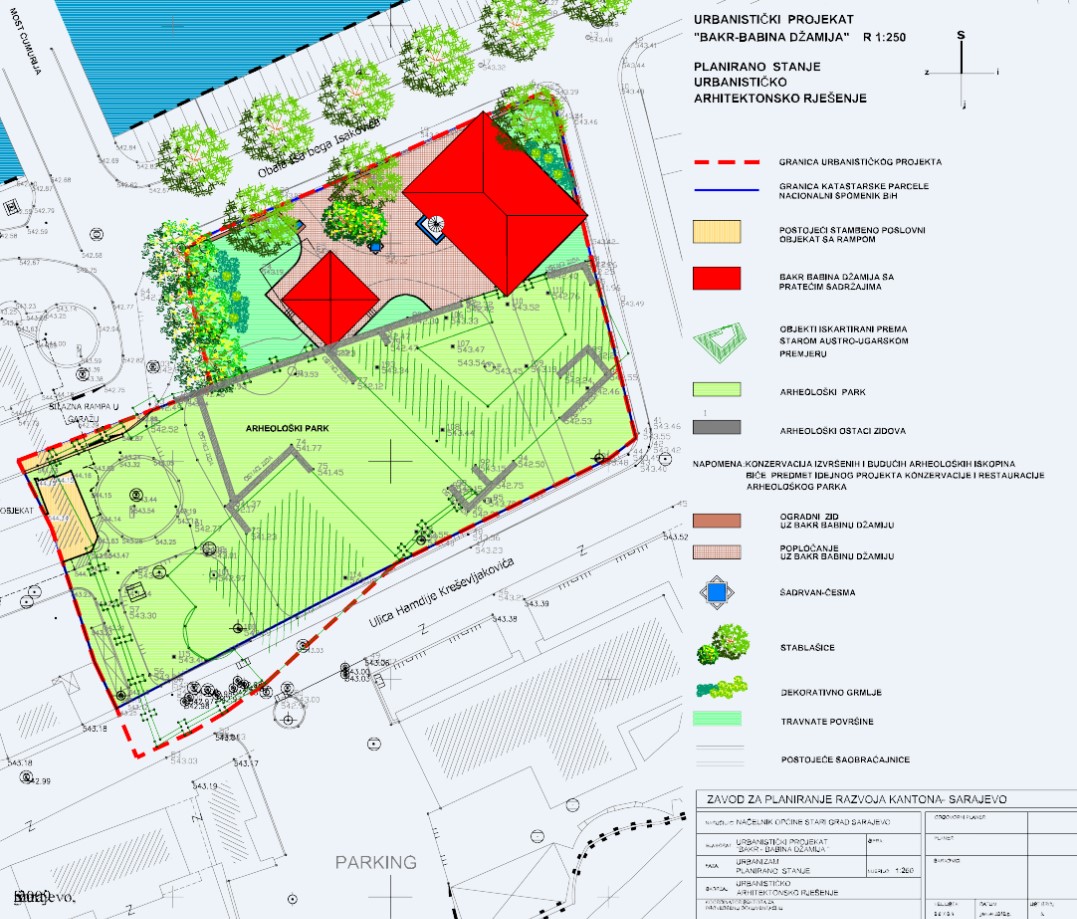 Graphic overview for Urban project "Bakr-babina mosque"