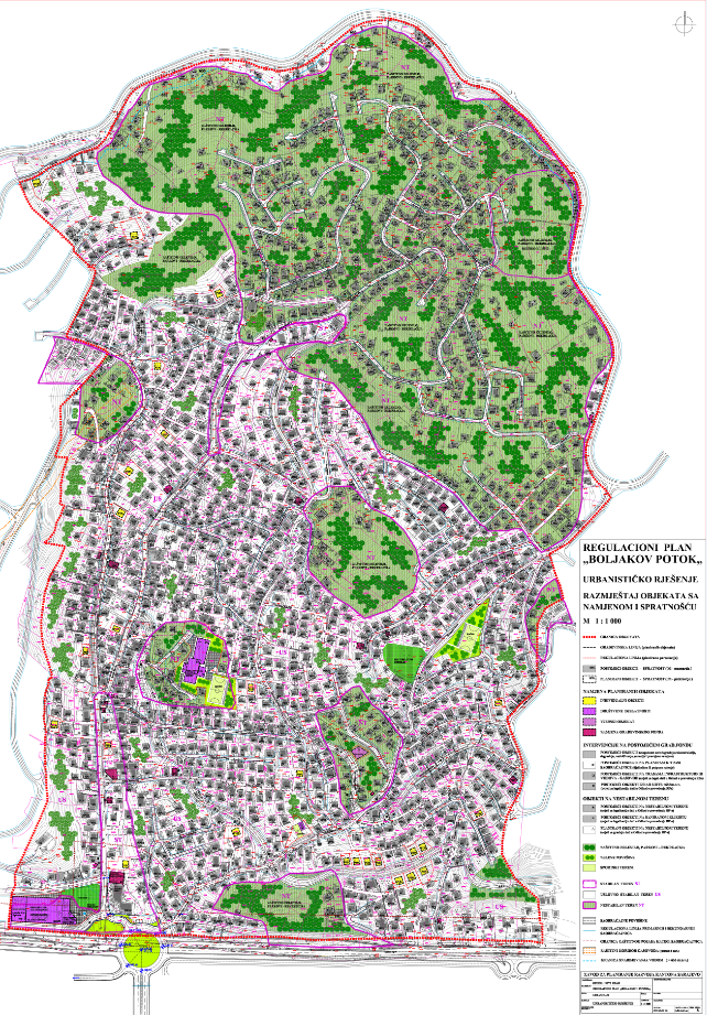 Graphic overview for Regulatory plan "Bolyakov potok"