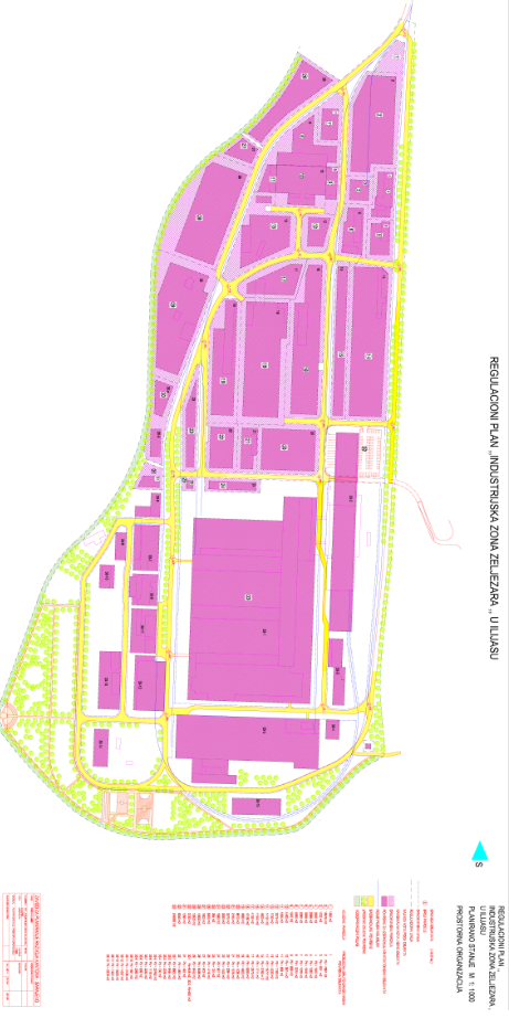 Graphic overview for Regulatory plan "Industrial zone Ilijaš"