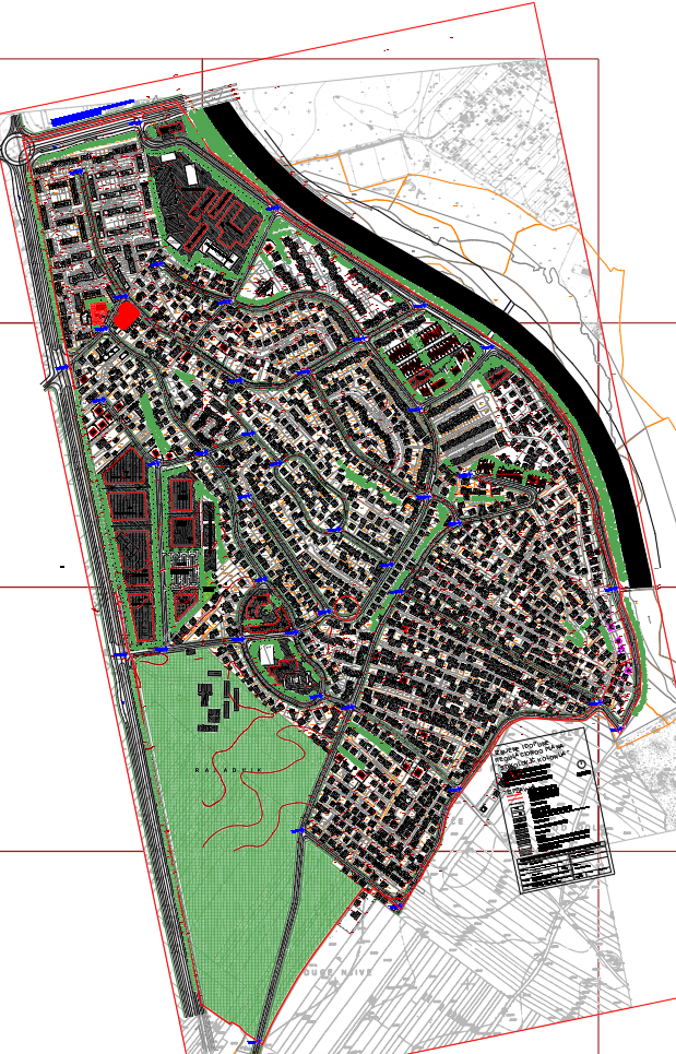 Graphic overview for Regulatory plan "Sokolović Colony"