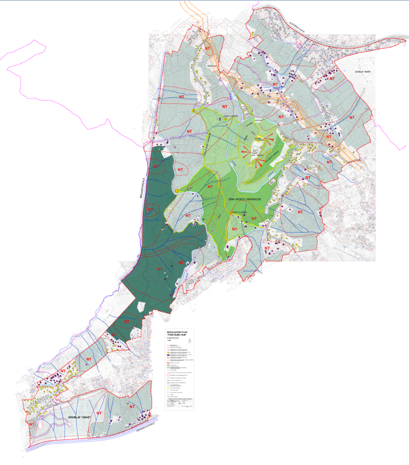 Graphic overview for Regulatory plan "Forest Park - Hum"