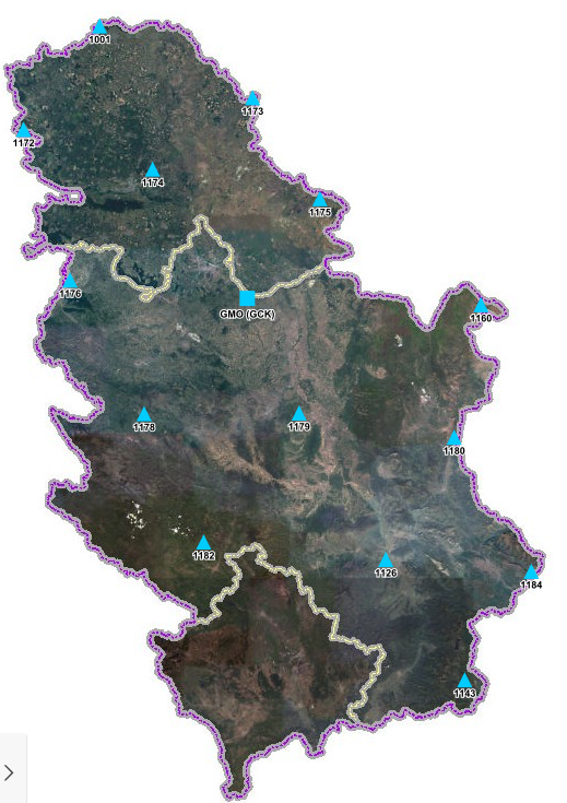 Graphic overview for Reference geomagnetic network of secular stations