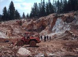 Graphic overview for Exploitation of mineral raw materials - exploitation fields